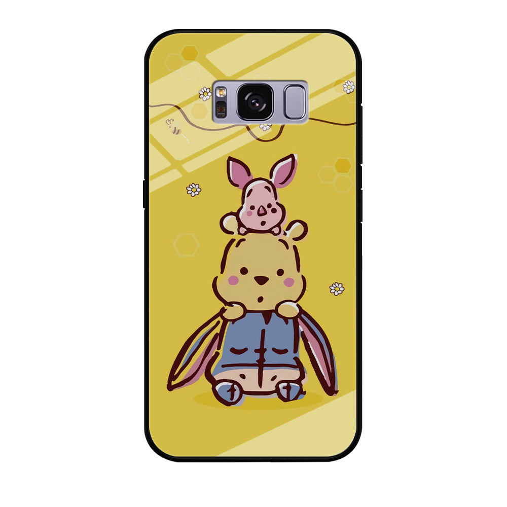 Winnie The Pooh Face of Threes Samsung Galaxy S8 Plus Case
