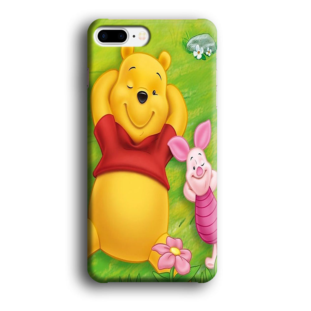 Winnie The Pooh In Park iPhone 8 Plus Case
