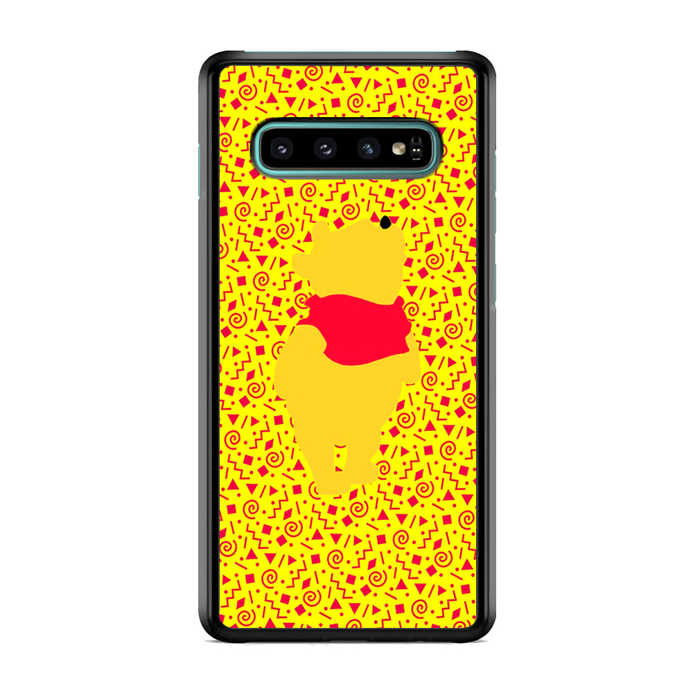 Winnie The Pooh Orange Touch Samsung Galaxy S10 Case