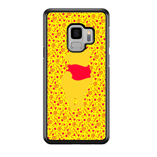 Winnie The Pooh Orange Touch Samsung Galaxy S9 Case