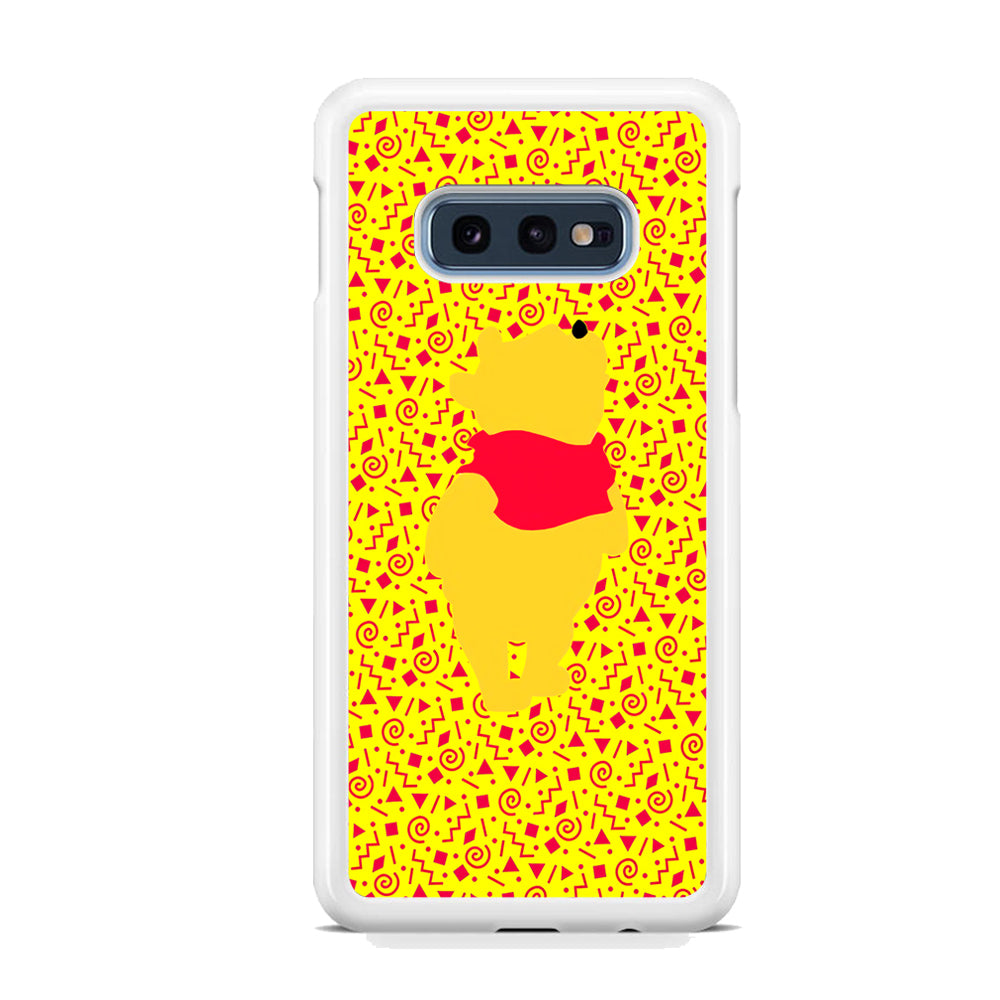 Winnie The Pooh Orange Touch Samsung Galaxy S10E Case