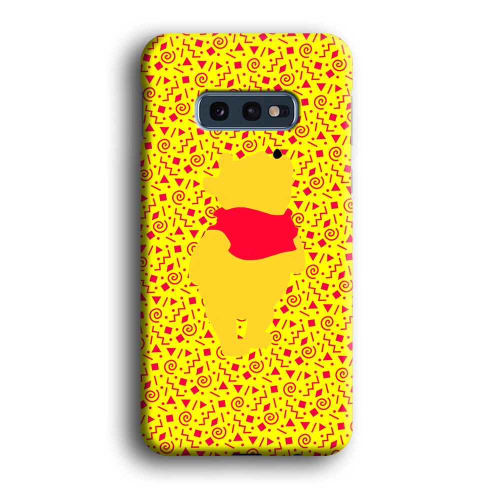 Winnie The Pooh Orange Touch Samsung Galaxy S10E Case