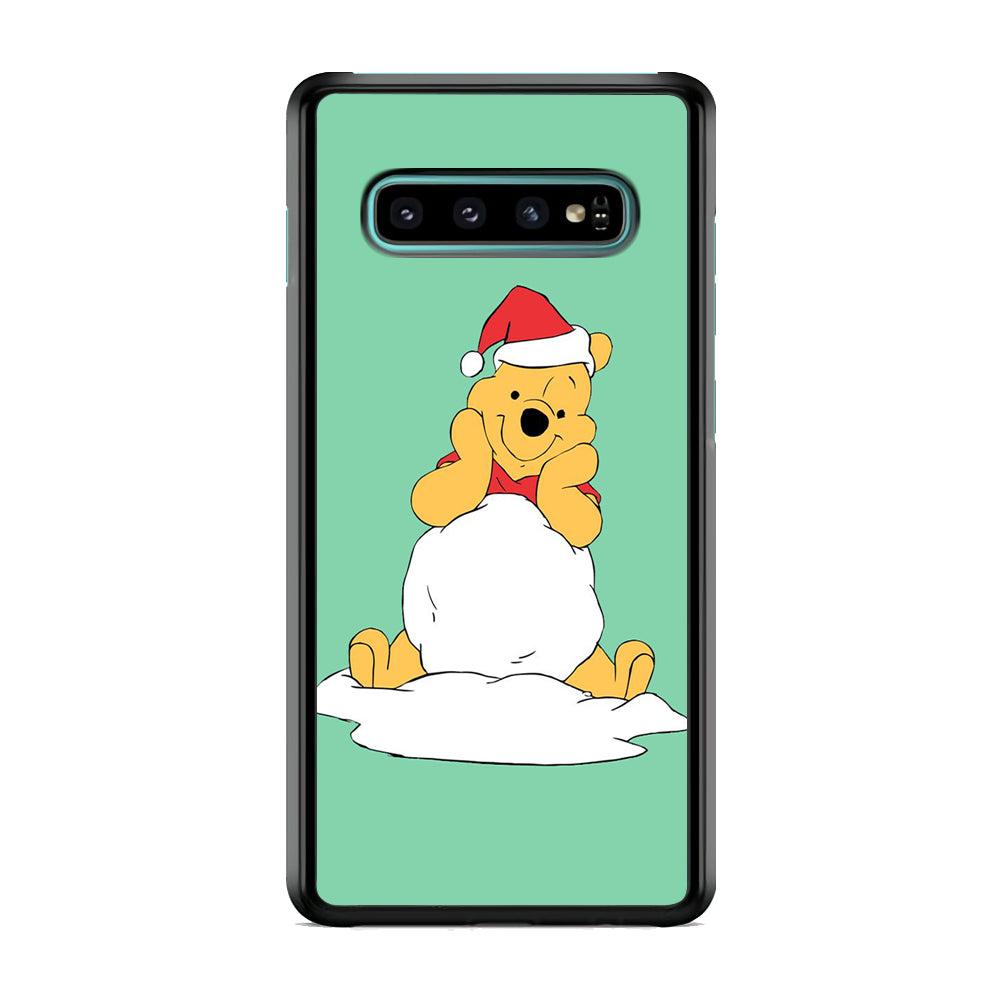 Winnie The Pooh Snow Samsung Galaxy S10 Plus Case