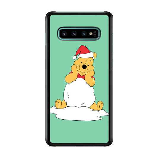 Winnie The Pooh Snow Samsung Galaxy S10 Plus Case