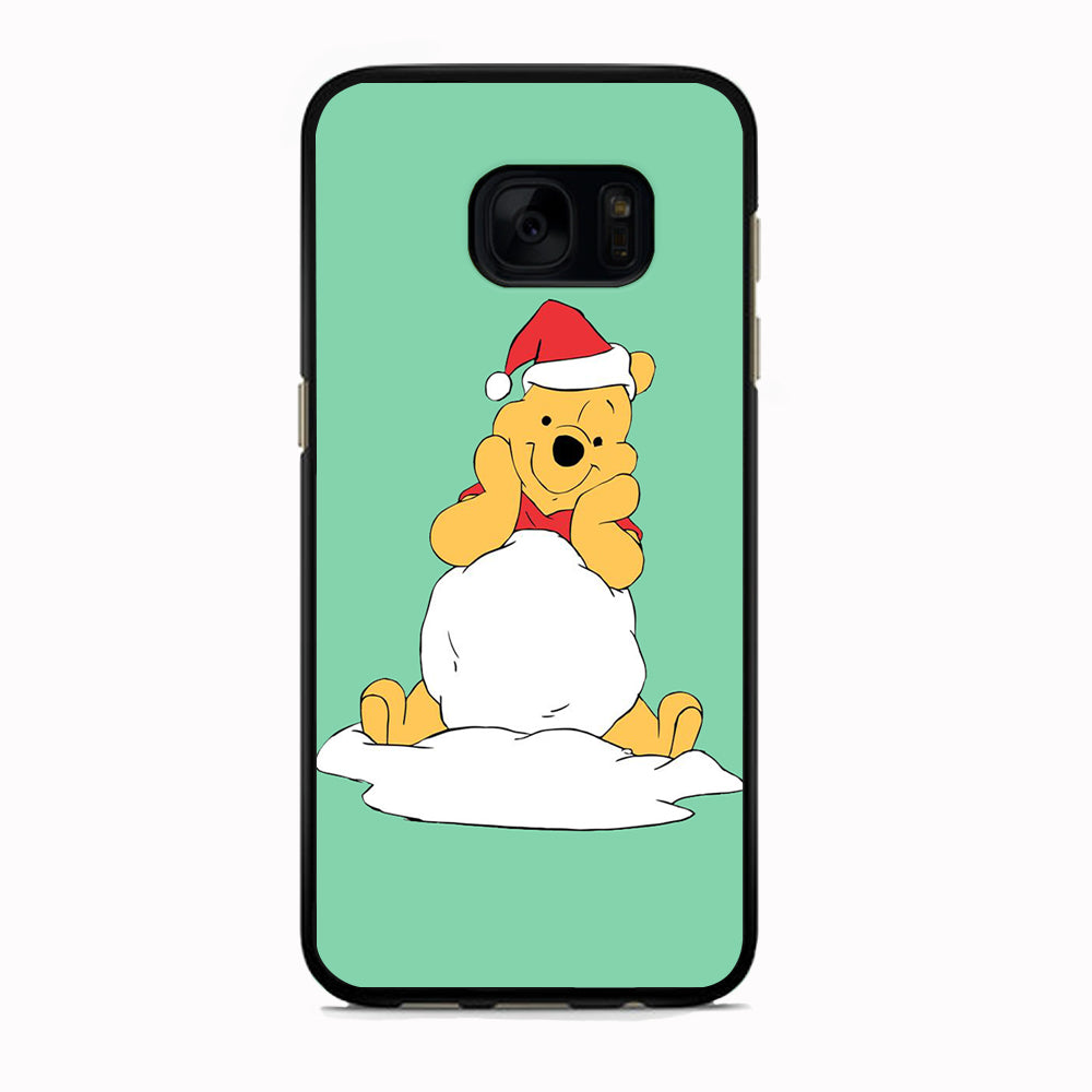 Winnie The Pooh Snow Samsung Galaxy S7 Edge Case
