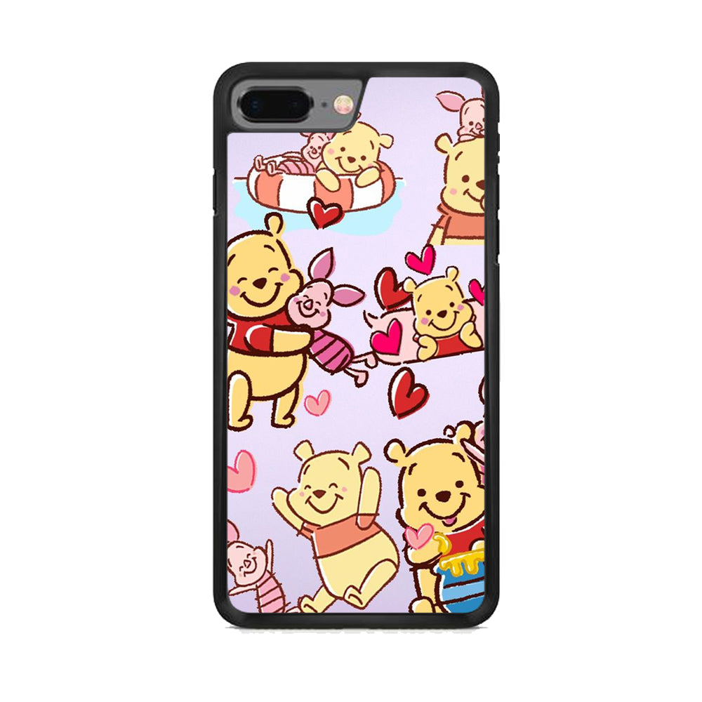 Winnie The Pooh With Piglet Cute iPhone 7 Plus Case