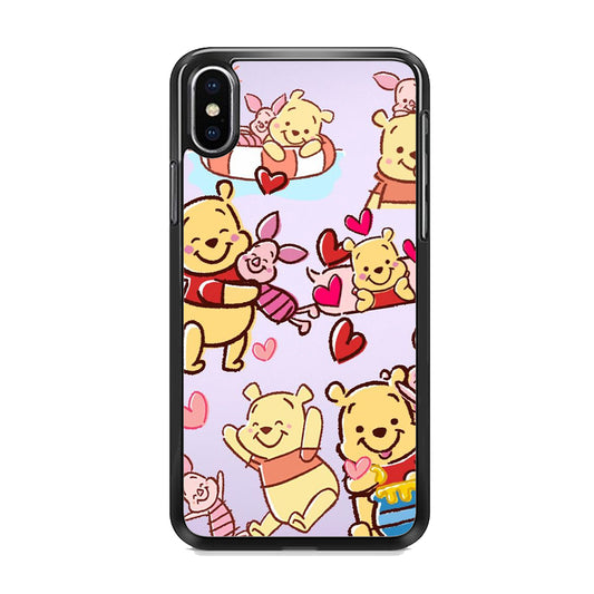 Winnie The Pooh With Piglet Cute iPhone XS MAX Case