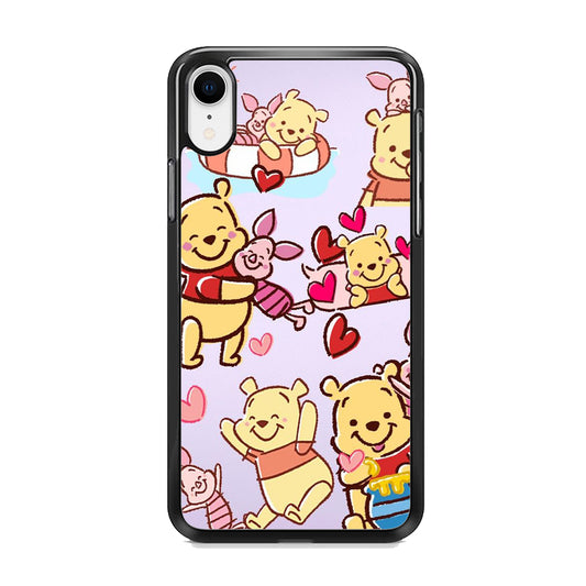 Winnie The Pooh With Piglet Cute iPhone XR Case