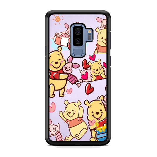 Winnie The Pooh With Piglet Cute Samsung Galaxy S9 Plus Case