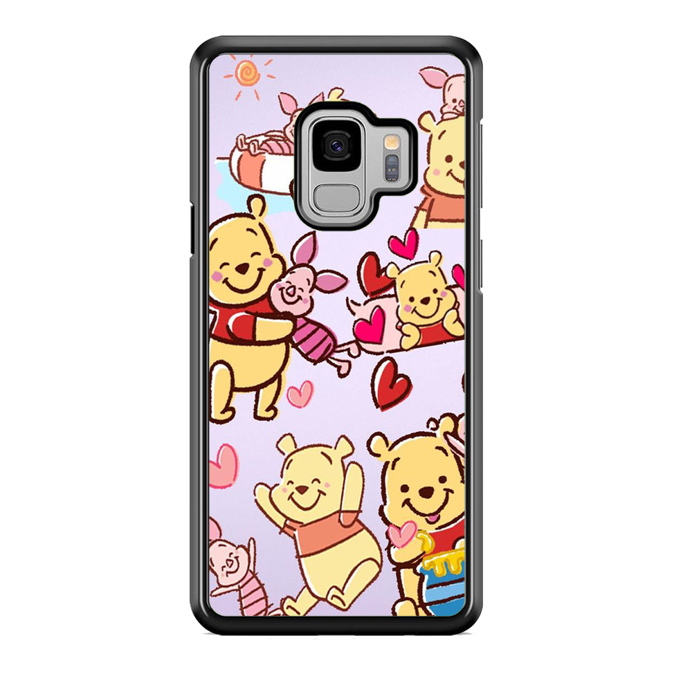 Winnie The Pooh With Piglet Cute Samsung Galaxy S9 Case Default Title
