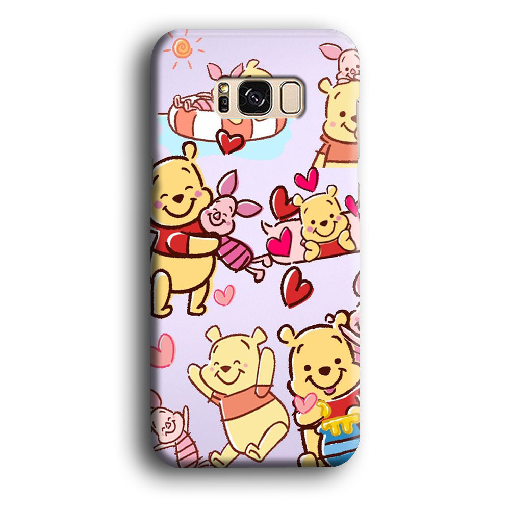 Winnie The Pooh With Piglet Cute Samsung Galaxy S8 Case