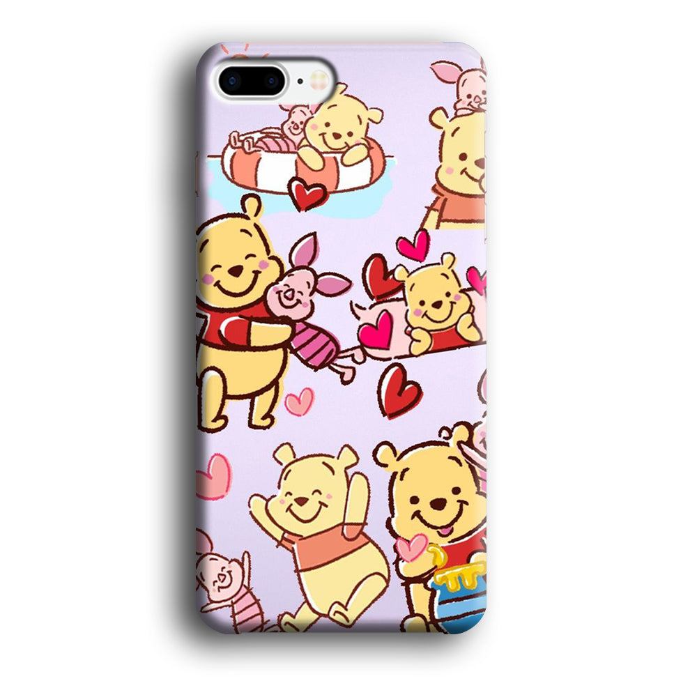 Winnie The Pooh With Piglet Cute iPhone 7 Plus Case