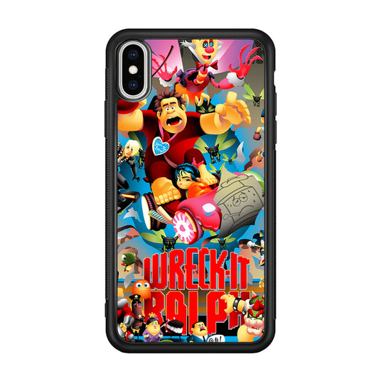 Wreck-It Ralph Poster iPhone XS Case