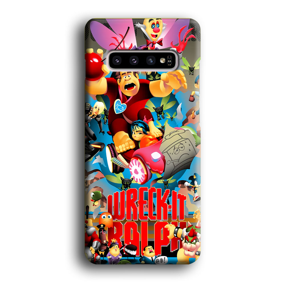 Wreck-It Ralph Poster Samsung Galaxy S10 Case