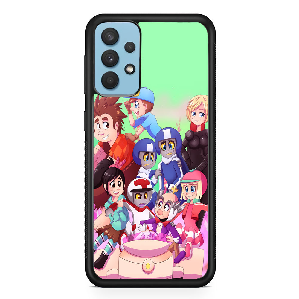 Wreck-It Ralph Race Team Samsung Galaxy A32 Case