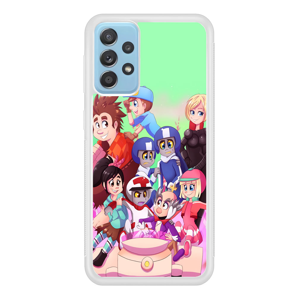 Wreck-It Ralph Race Team Samsung Galaxy A72 Case