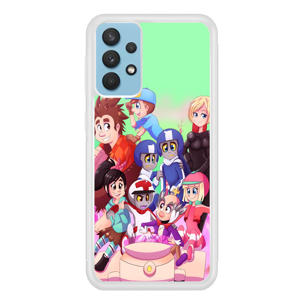 Wreck-It Ralph Race Team Samsung Galaxy A32 Case