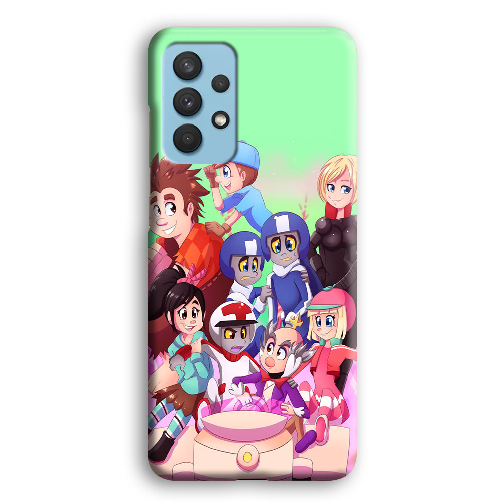 Wreck-It Ralph Race Team Samsung Galaxy A32 Case