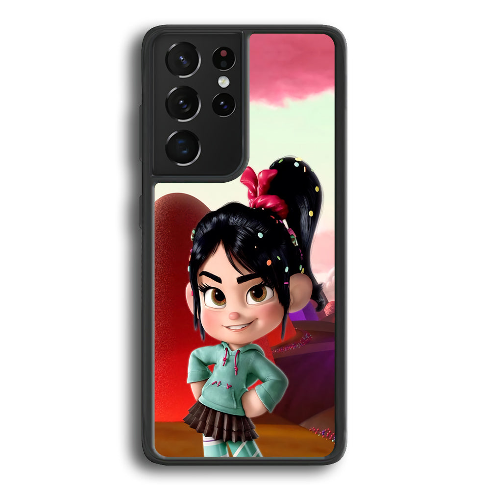 Wreck-It Ralph Vanellope Character Samsung Galaxy S21 Ultra Case