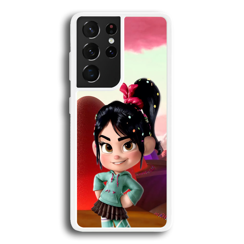 Wreck-It Ralph Vanellope Character Samsung Galaxy S21 Ultra Case