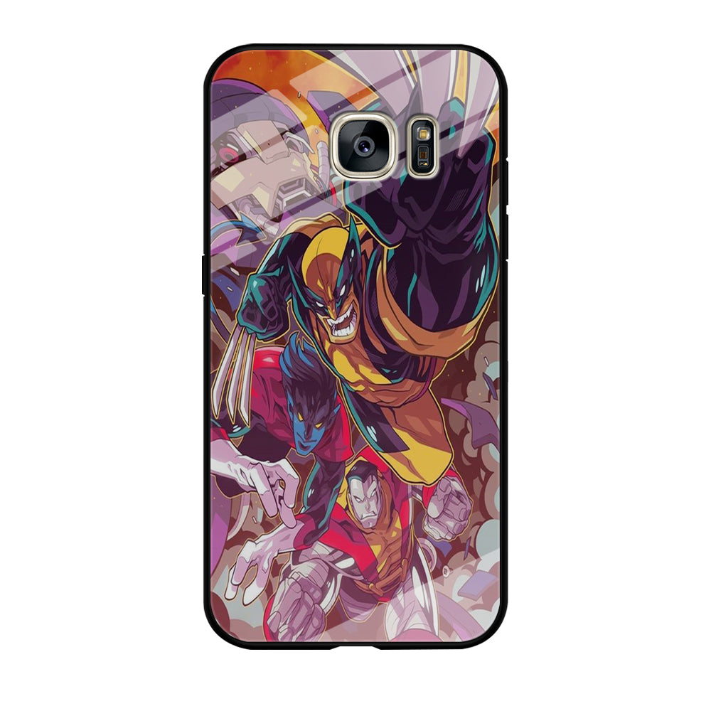 X Men Squad Samsung Galaxy S7 Case Tempered Glass Case