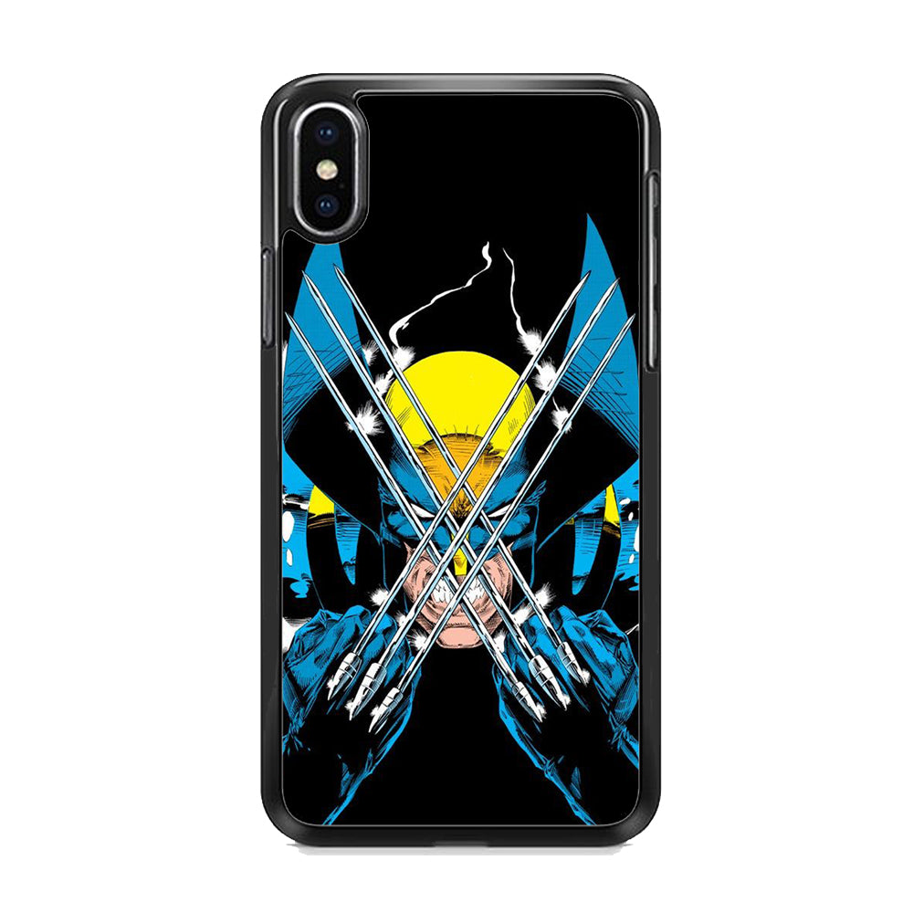 X Men Wolverine Comic iPhone X Case