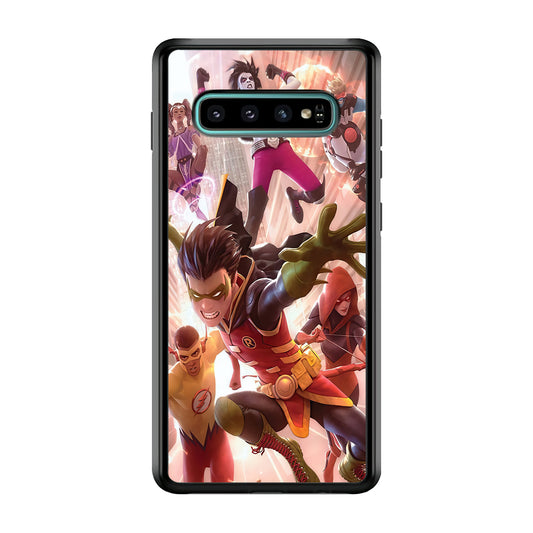 Young justice Team Samsung Galaxy S10 Case