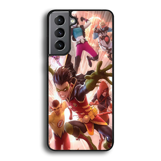 Young justice Team Samsung Galaxy S21 Plus Case - Carneyforia