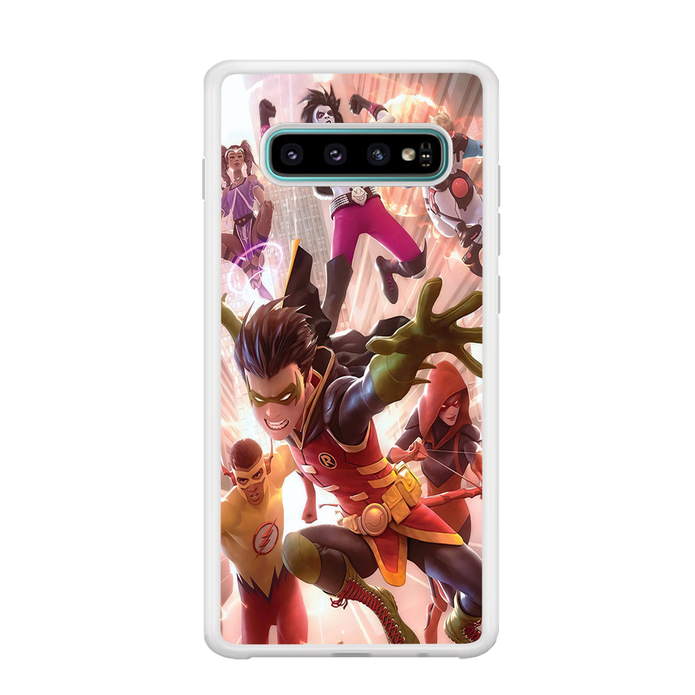 Young justice Team Samsung Galaxy S10 Case