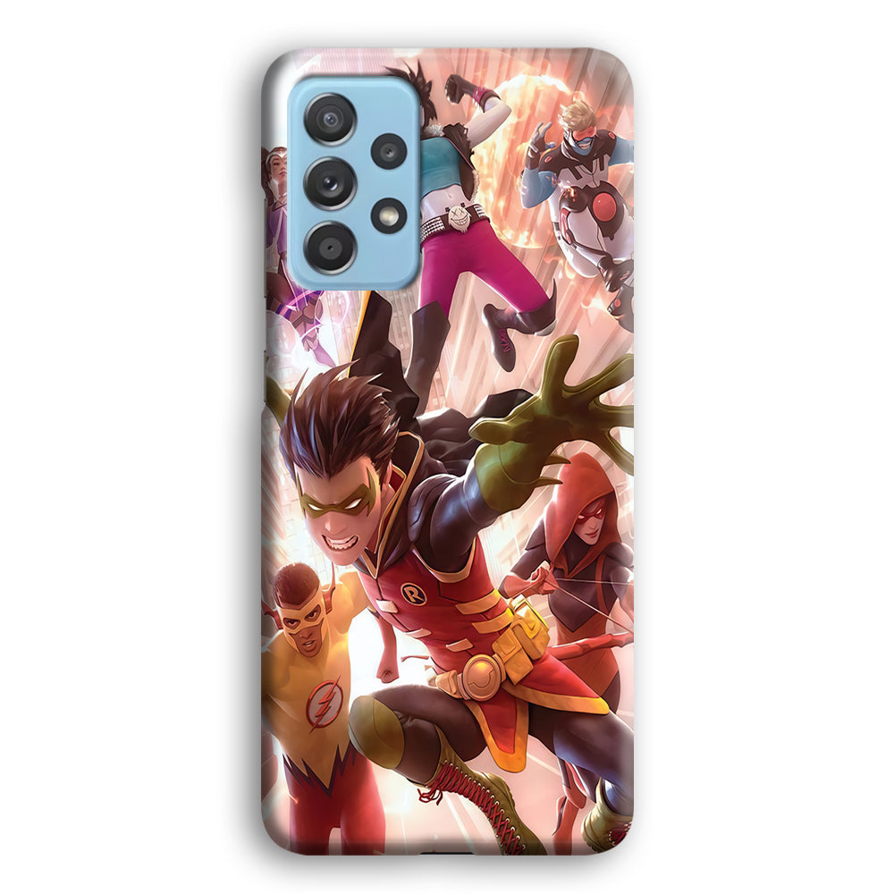 Young justice Team Samsung Galaxy A72 Case