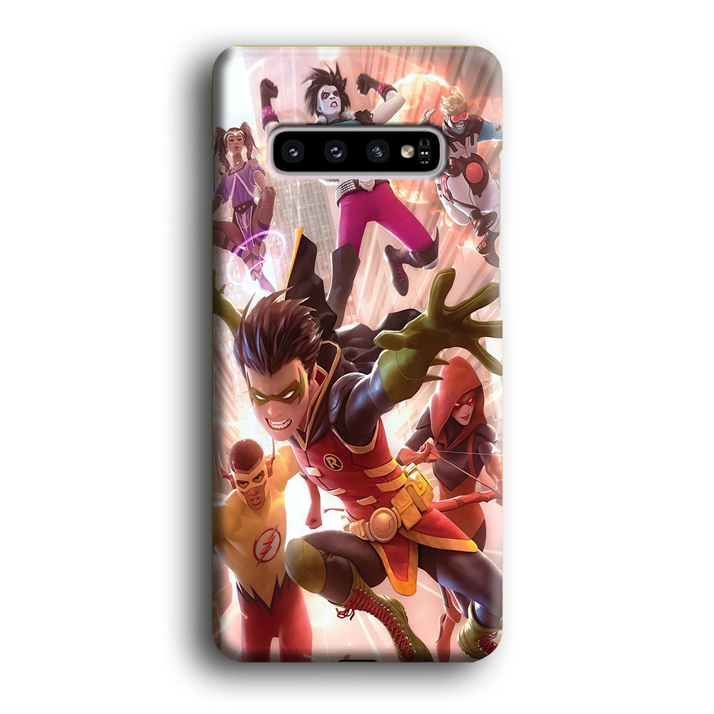 Young justice Team Samsung Galaxy S10 Case