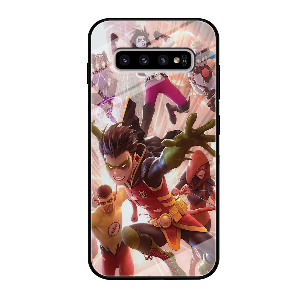 Young justice Team Samsung Galaxy S10 Case